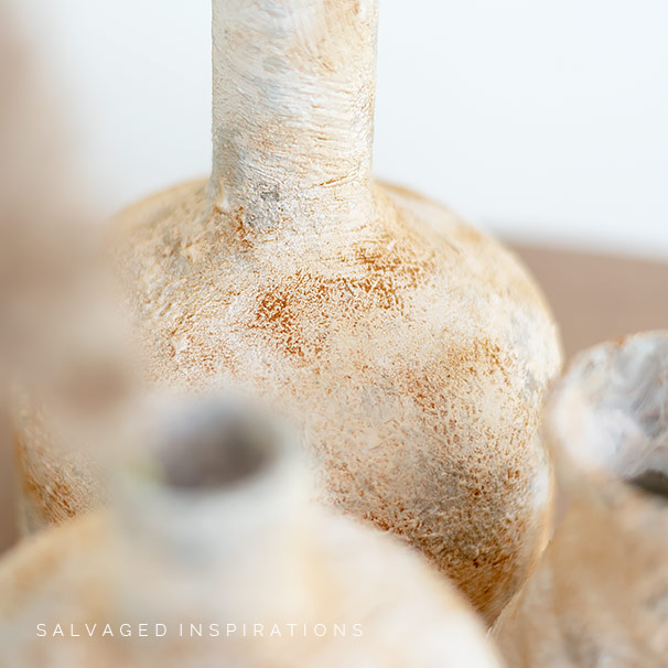 Tops of Painted Glass Vases IG