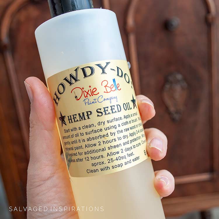 Bottle Of Hemp Seed Oil