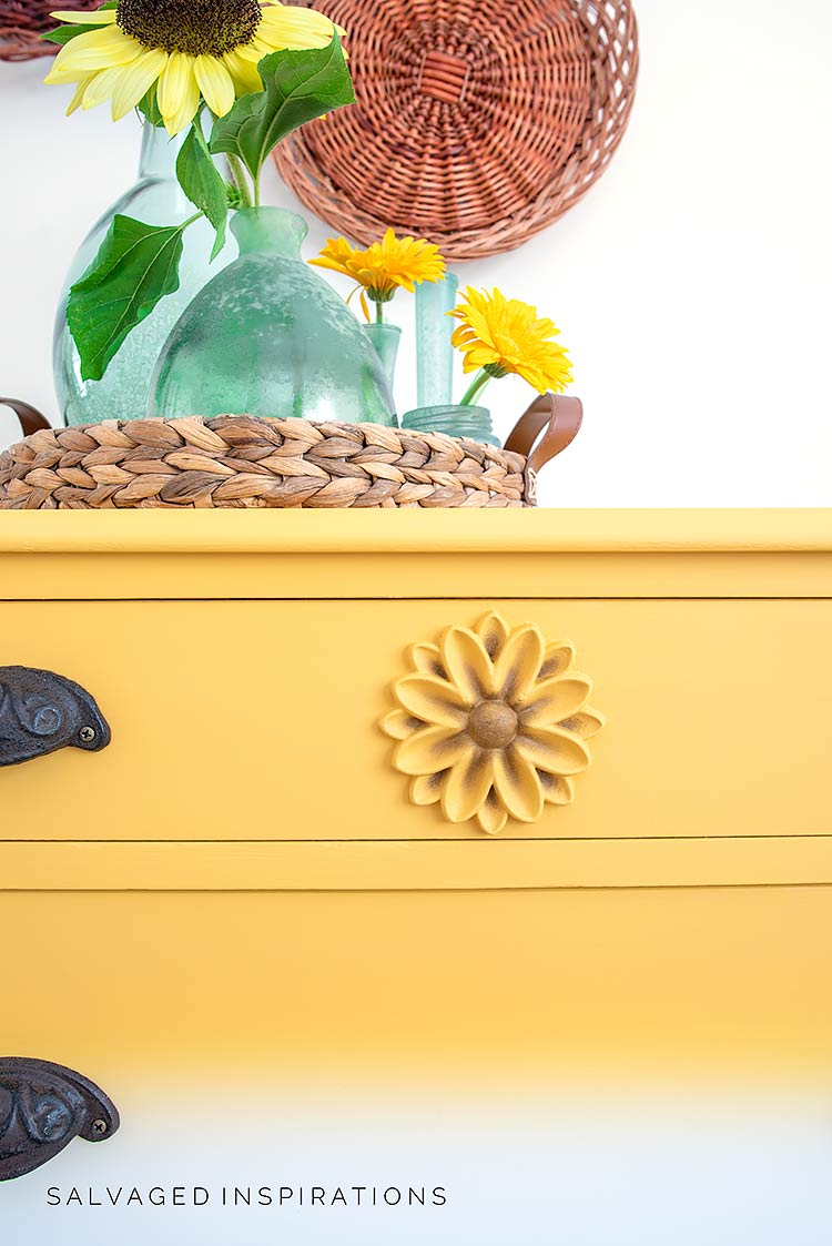 Close Up Of WoodUbend Moulding On Dresser