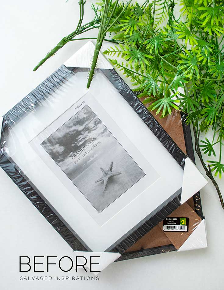 Dollar Store Art Before