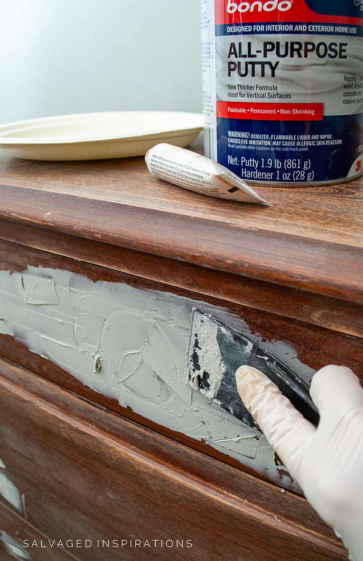 Filling Wood With Bondo