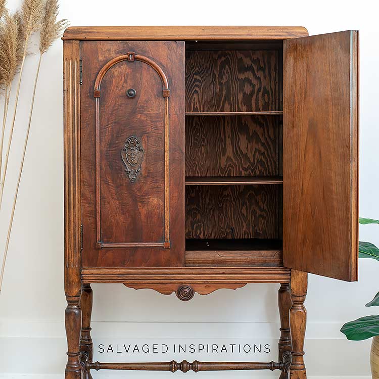 Hemp Oil Finish on Wood Cabinet IG