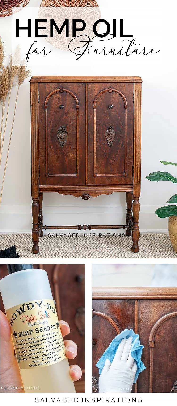 Hemp Oil Furniture Finish PIN