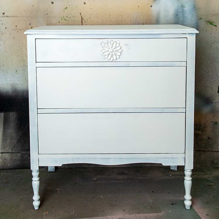 Sunflower Dresser Primed In BIN Shellac Primer