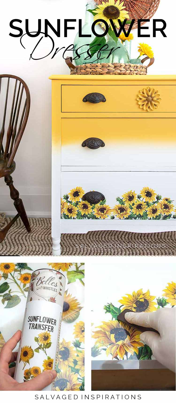 Sunflower Transfer Dresser PIN