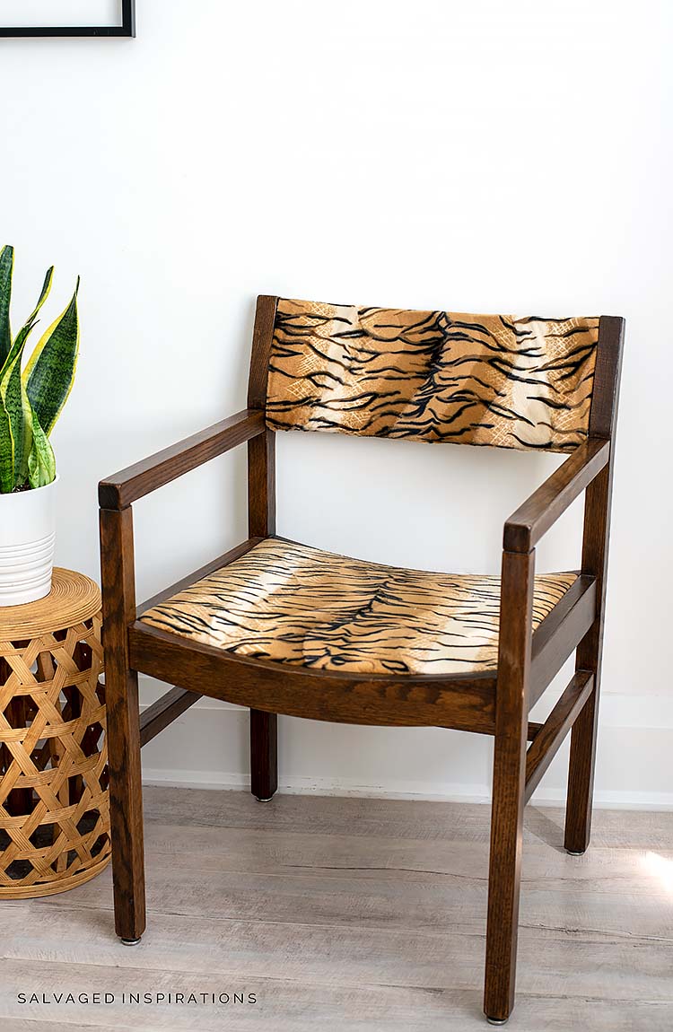 Animal Print Accent Chair