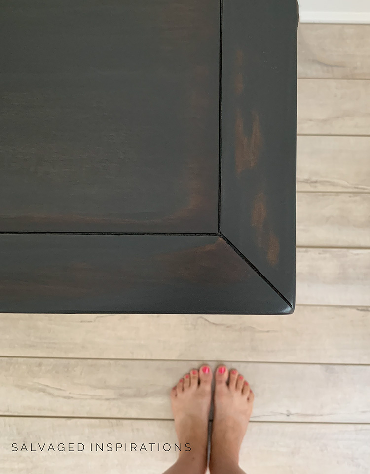 Close Up of Industrial Wash And Stain Table