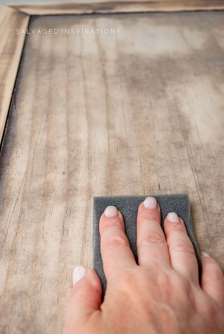 Hand Sanding Table Top