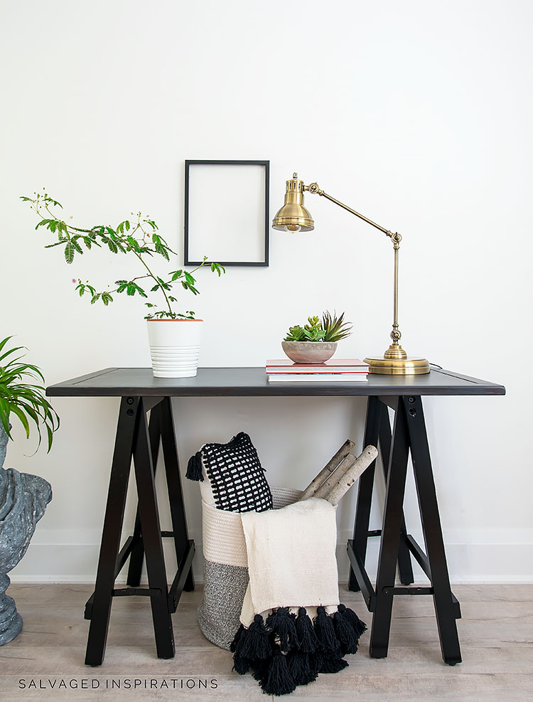 Industrial Hall Table Makeover