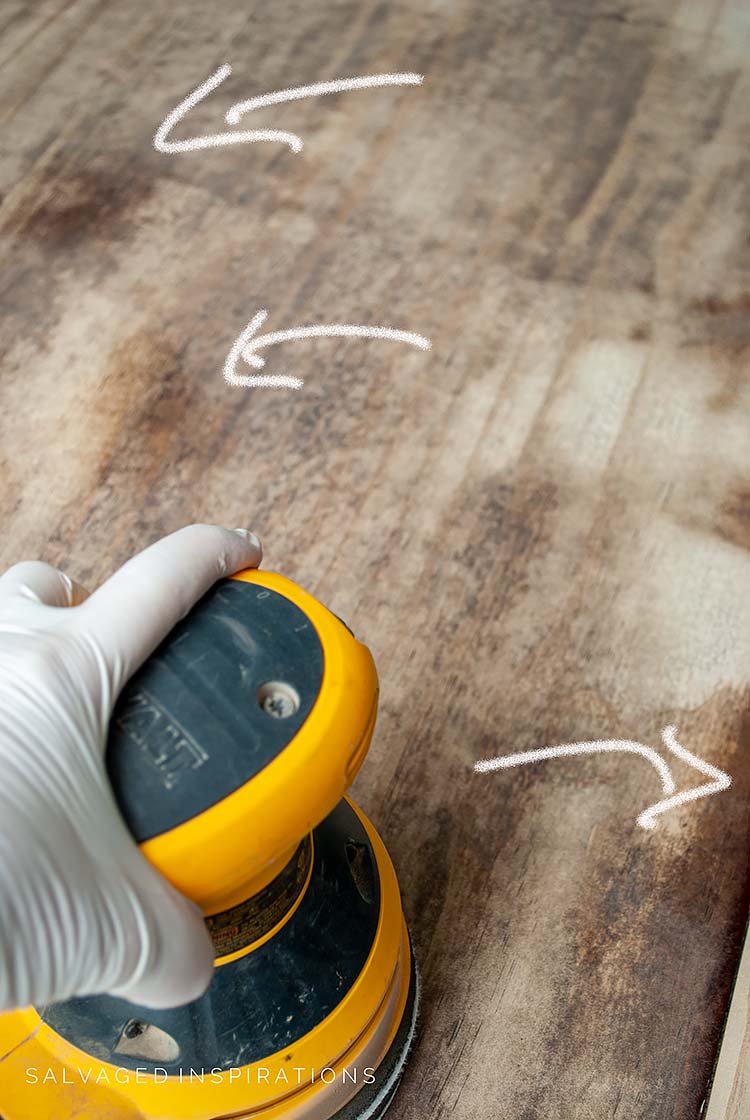 Sanding For Industrial Top Finish