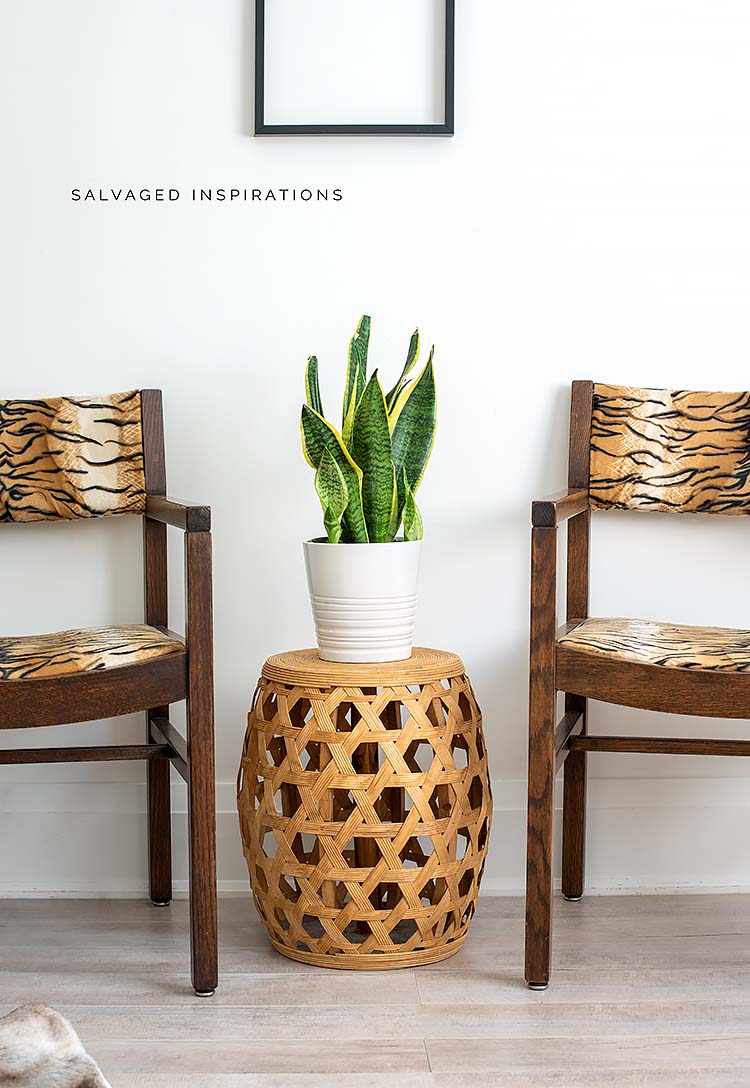 Two Occasional Chairs W DIY Upholstered Seats