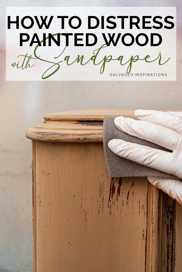 1 Distressing Painted Wood with Sandpaper