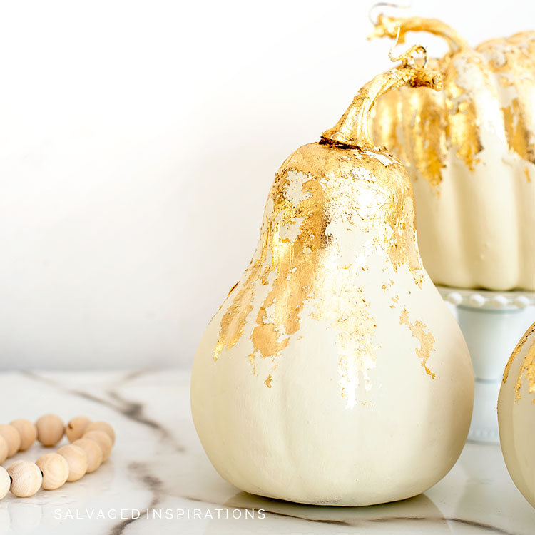 Cashmere Gold Leaf Pumpkins IG