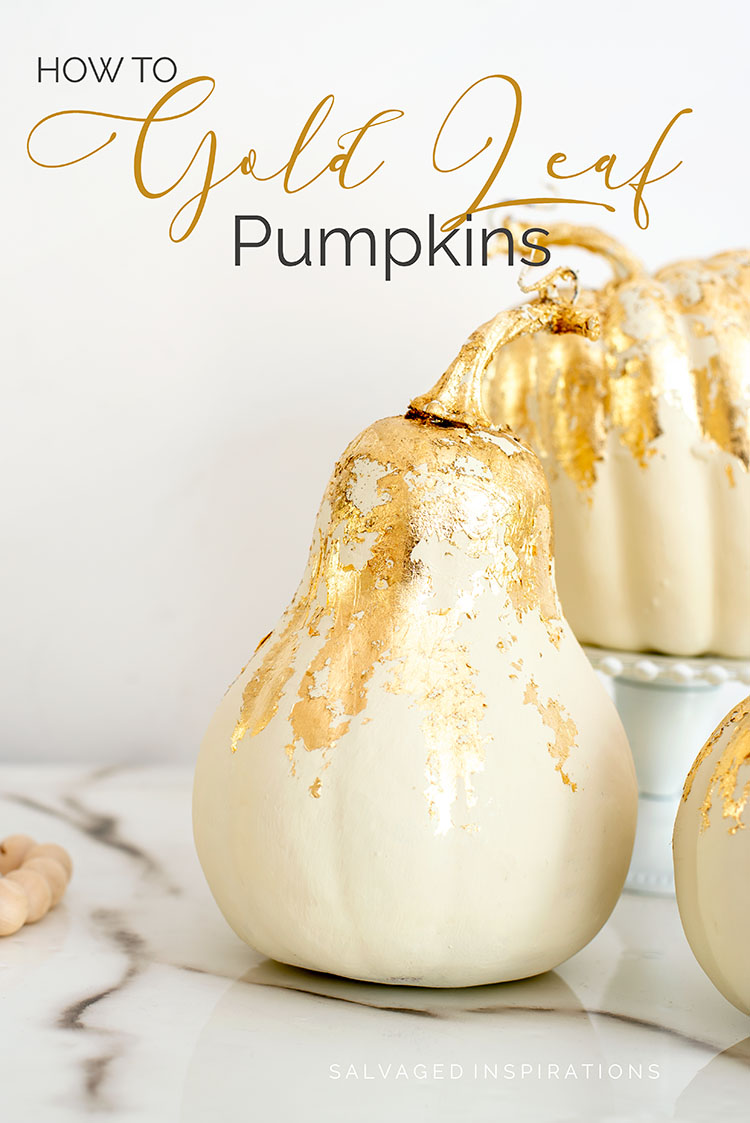 HOW To Gold Leaf Pumpkins