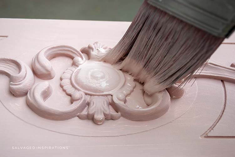 Painting in Tea Rose