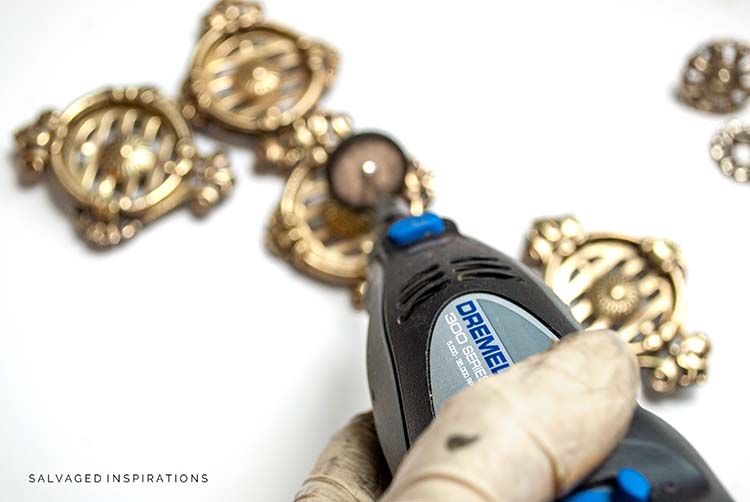 Polishing Brass Knobs w Dremel Tool