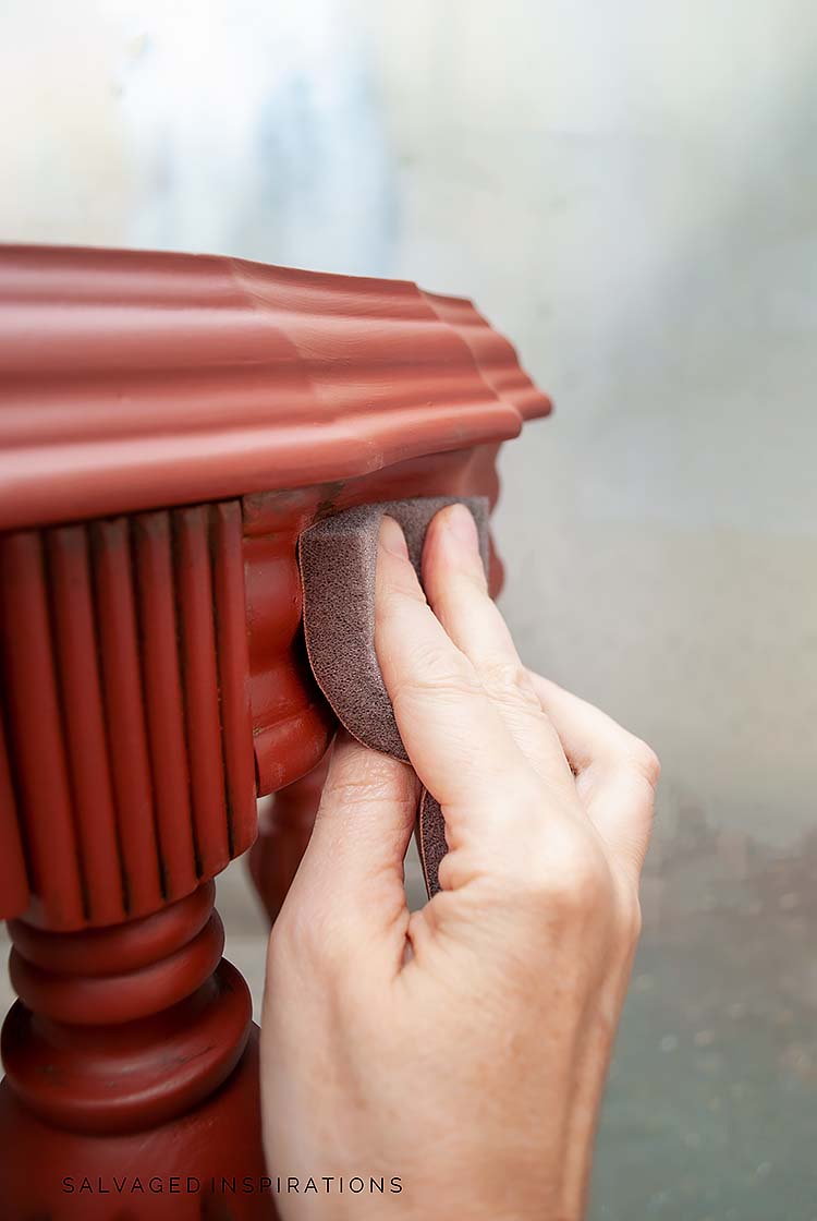 Sanding To Smooth Paint Drip