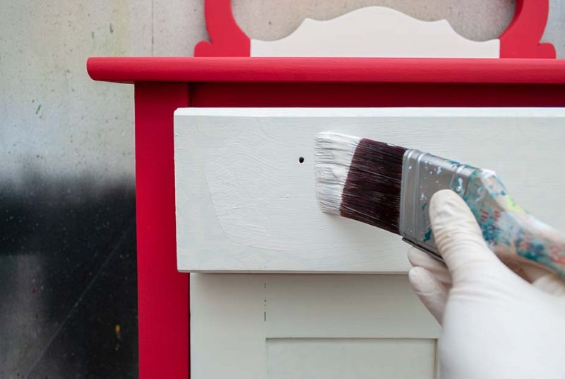 Painting Base Coat for Stripes