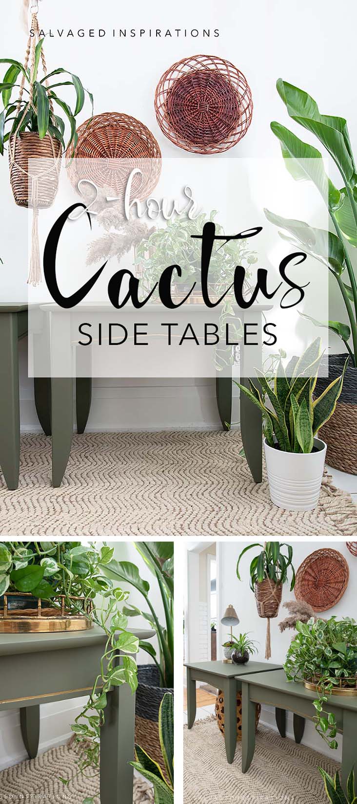 2 Hour Cactus Painted Tables PIN