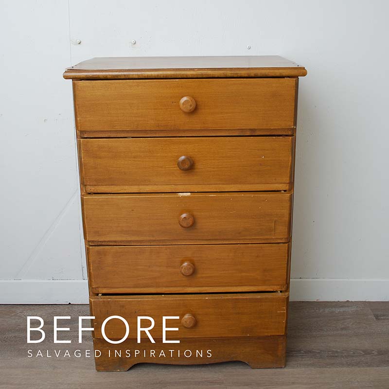 $15 Thrift Store Dresser Before