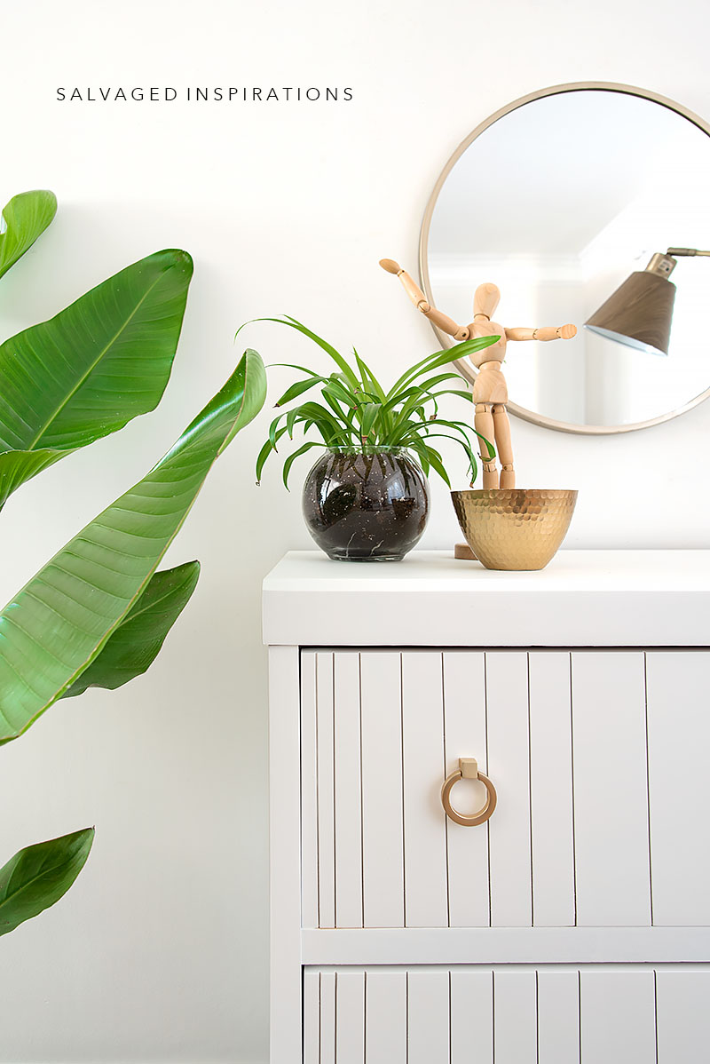 Close Up of Anthropologie Dresser Hack
