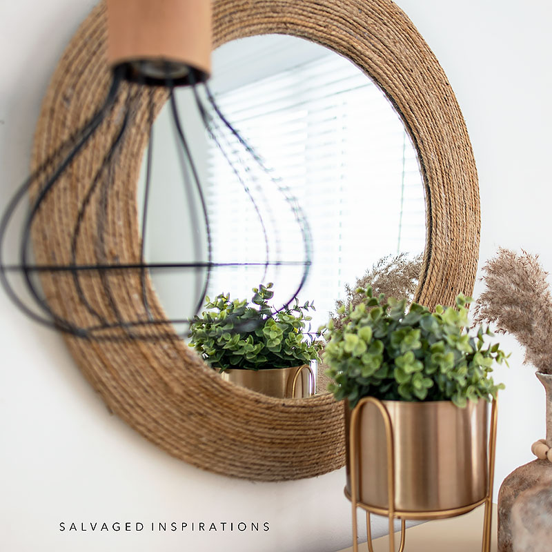 DIY Rope Mirror w Dresser IG