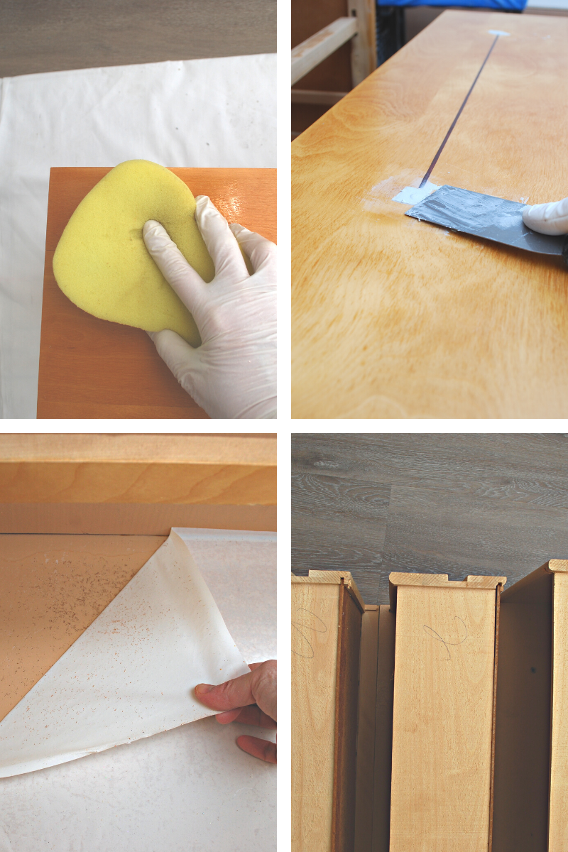 prep for dresser makeover