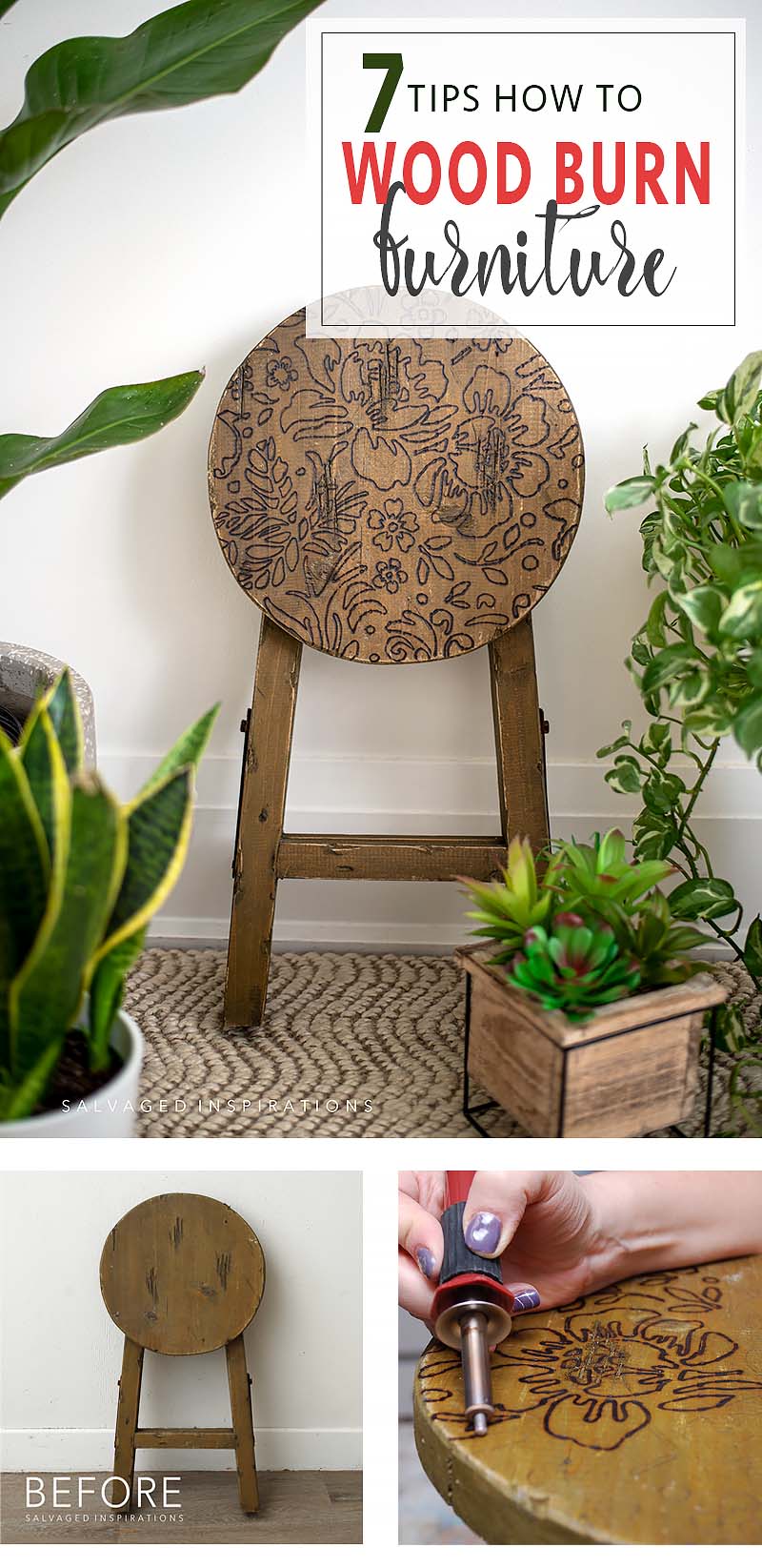 7 Tips For Wood Burning Furniture PIN