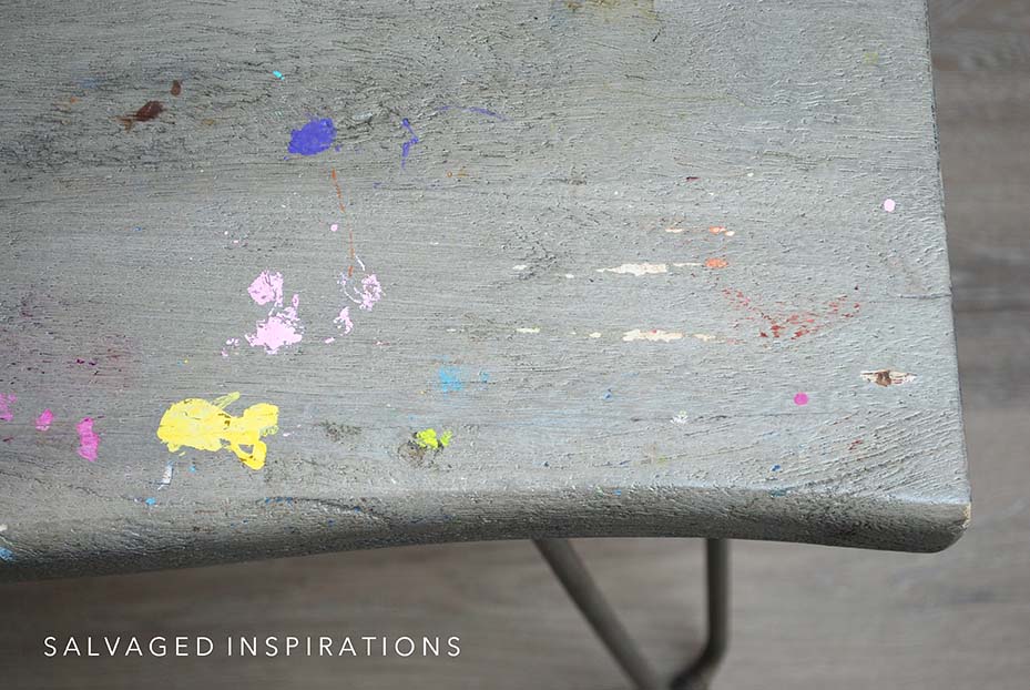 Dirty Top On Curb Shopped Table