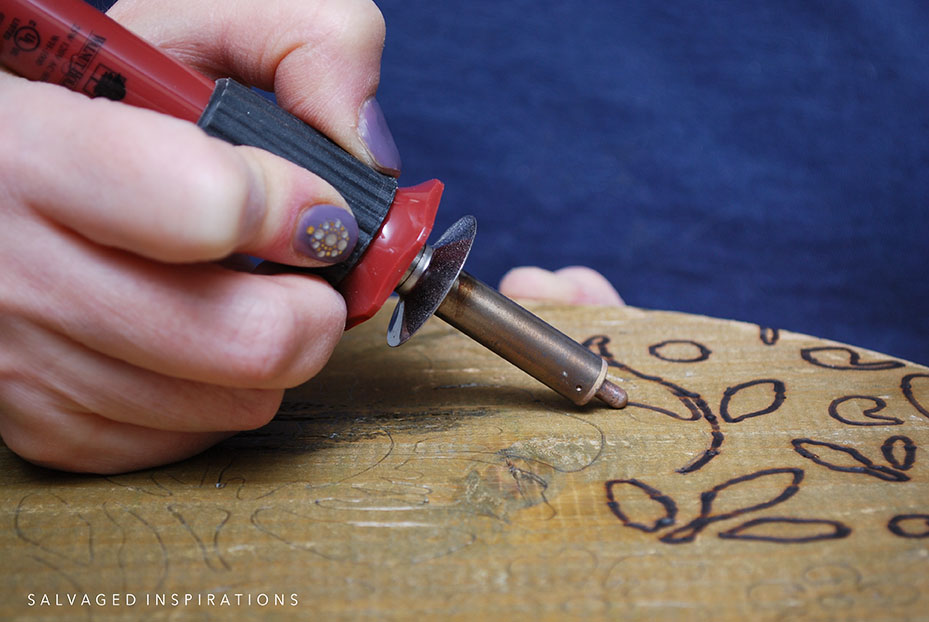 How To Wood Burn on Furniture