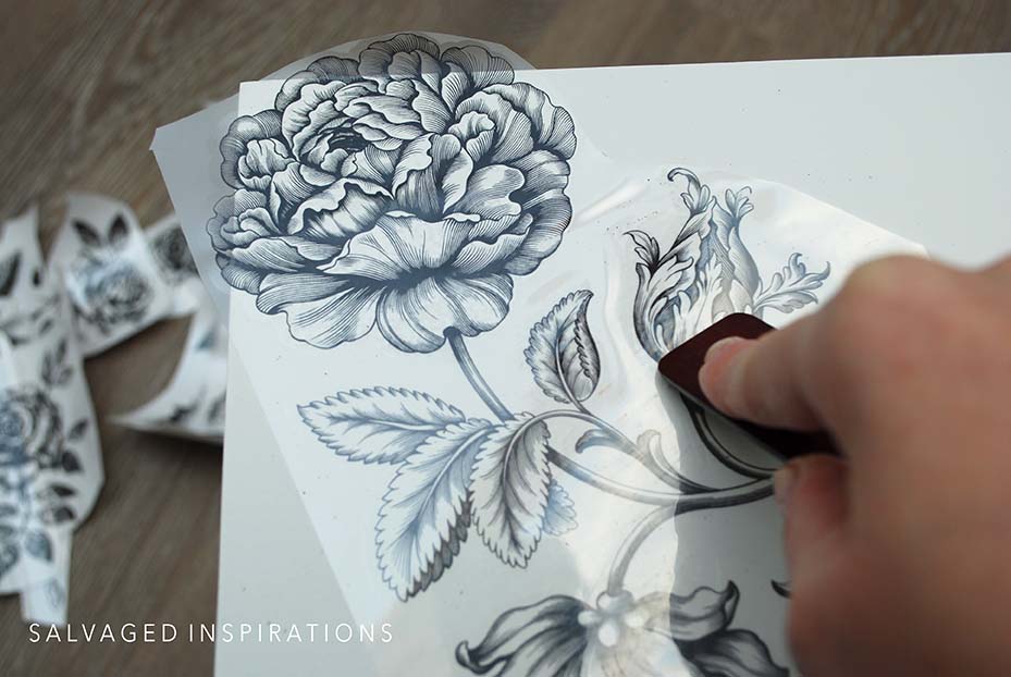 Rubbing on Furniture Transfer