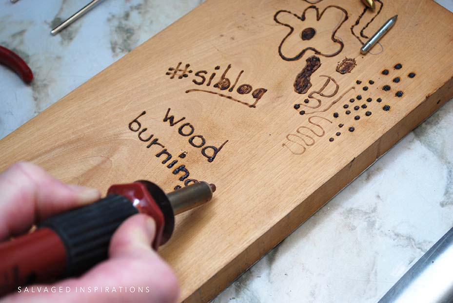 Testing Wood Burning Tips