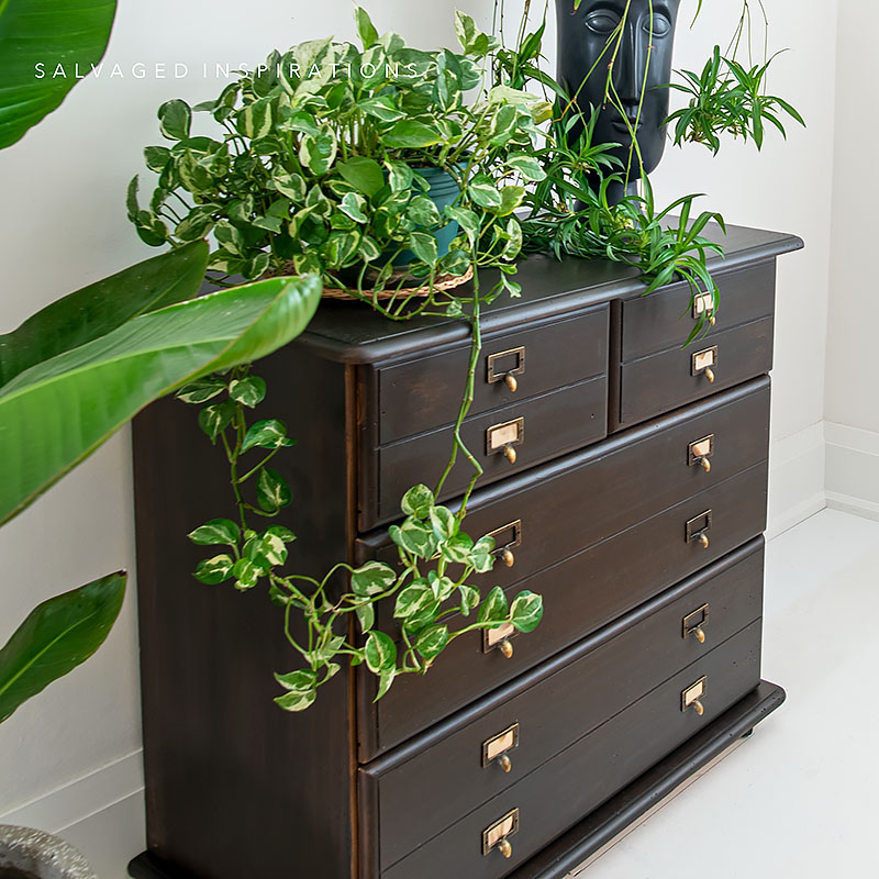 DIY Map Cabinet Side View IG