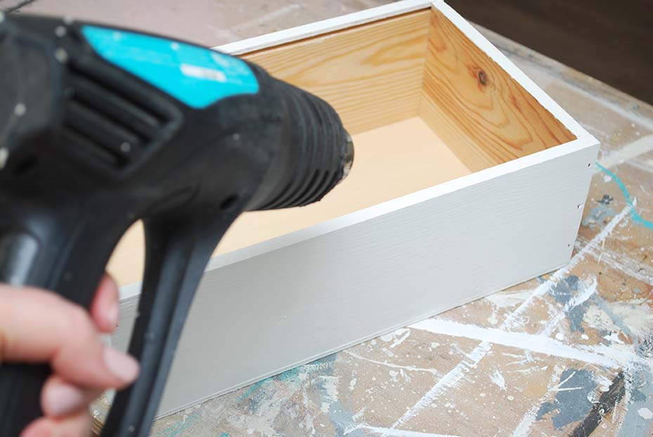 Drying Wet Paint w Heat Gun