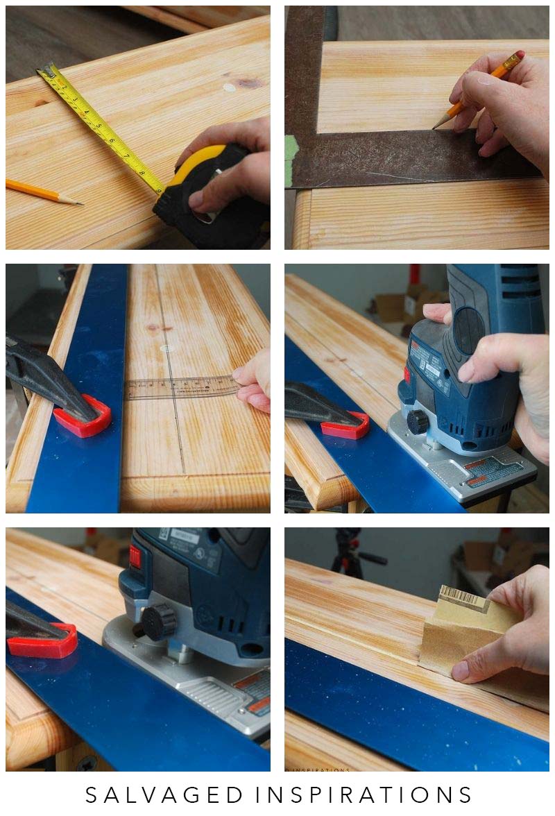 How To Create Faux Map Cabinet Drawers