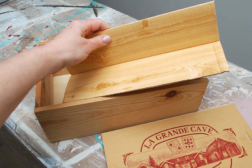 Removing Wine Box Divider