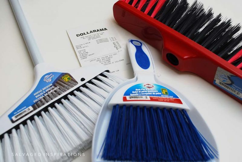 Brooms For Faux Linen Paint Technique