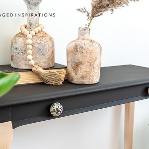 Close Up of Painted Hall Table