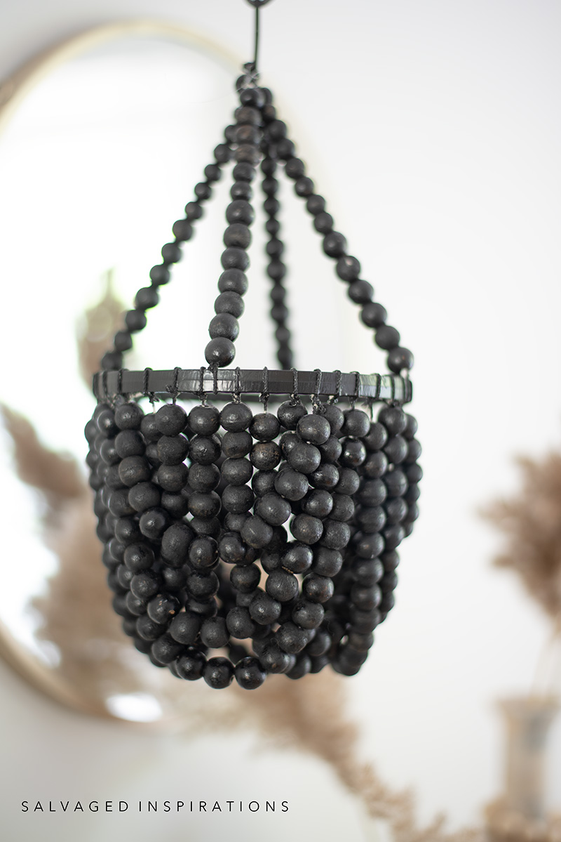 DIY BEAD CHANDELIER