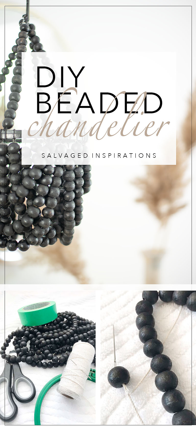 DIY Beaded Chandelier PIN