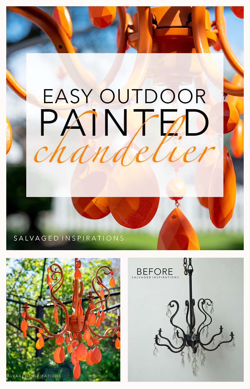 EASY Outdoor Painted Chandelier PIN
