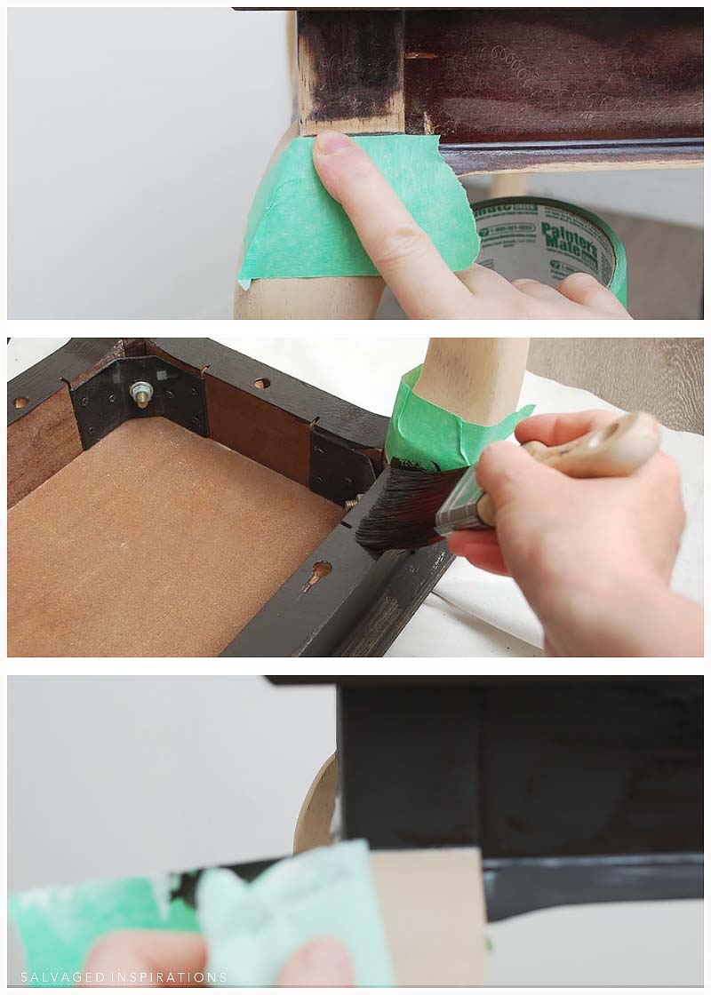 Masking Off and Painting Table