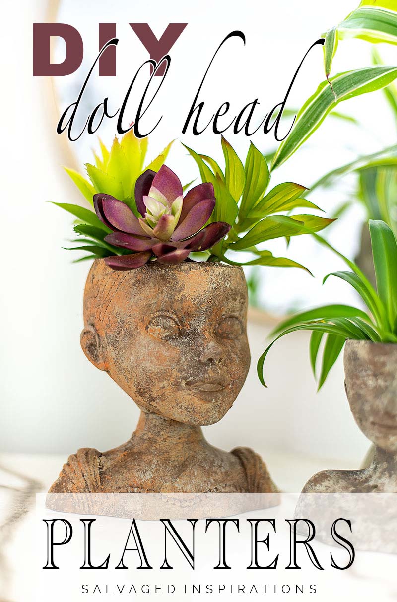 DIY DOLL HEAD PLANTERS txt