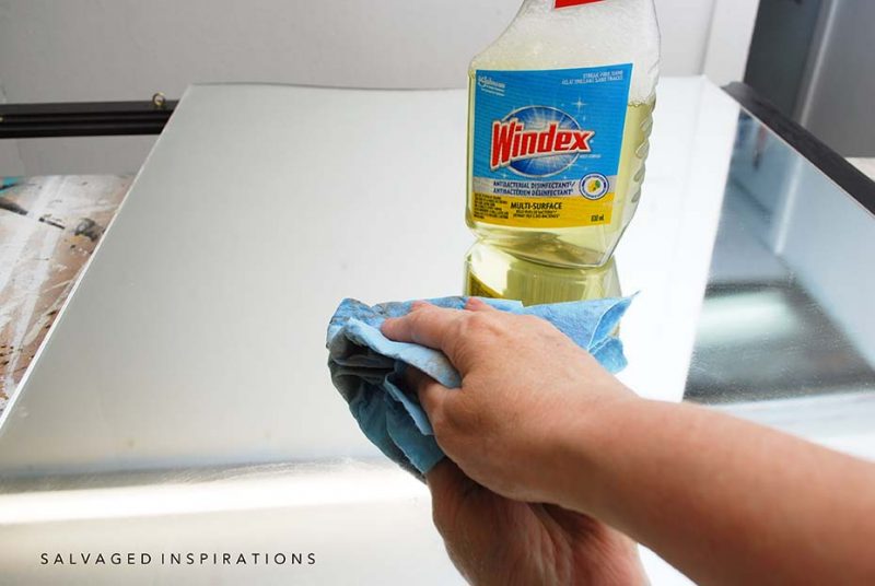 Remove and Clean Mirror