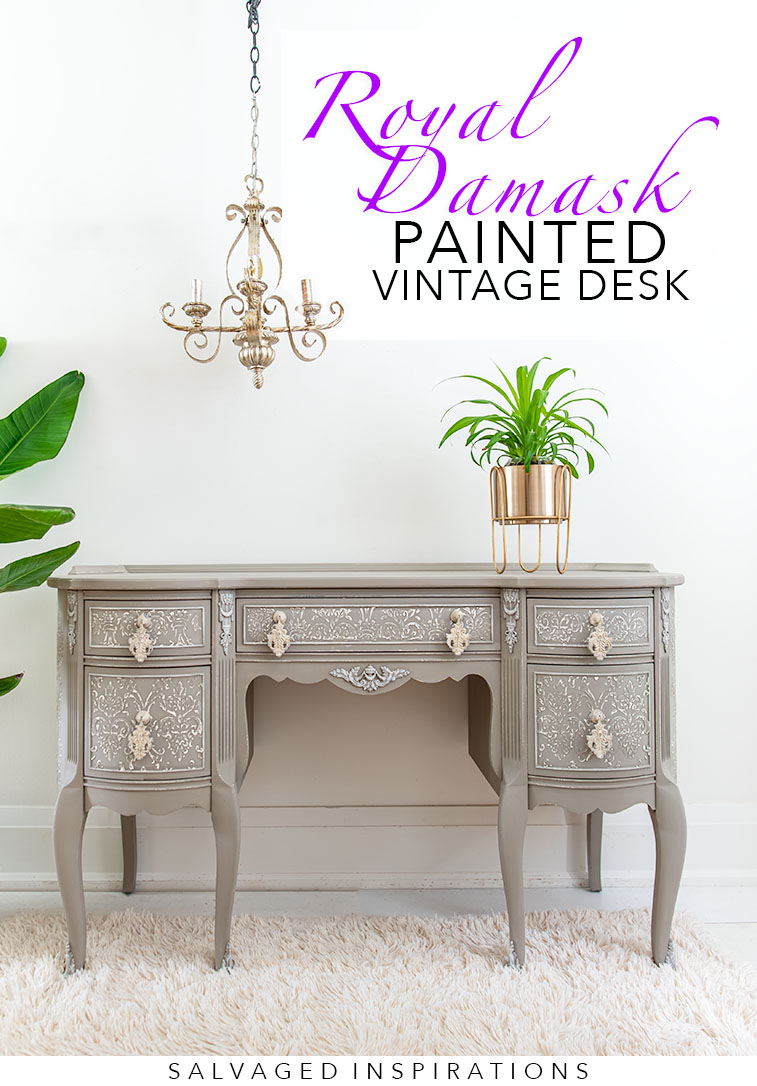 Royal Demask Raised Stencil Desk PIN