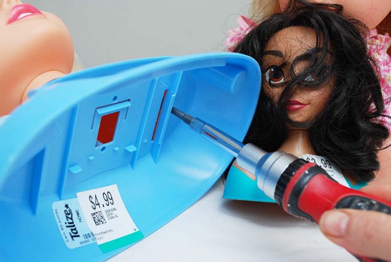 Taking Apart Doll Heads