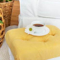 How To Create A Tufted Foot Stool