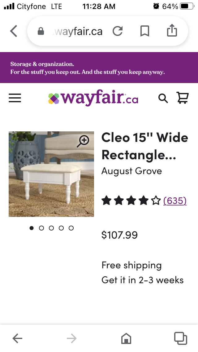 Foot Stool Inspo Pic