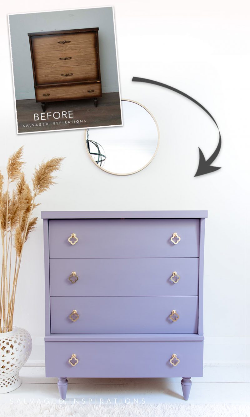 Morning Sunrise Dresser Before and After