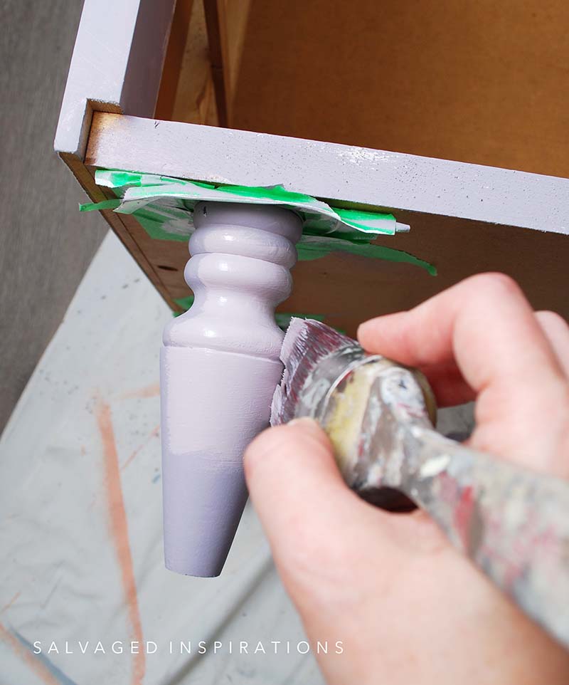 Painting Dresser with SILK Morning Sunrise